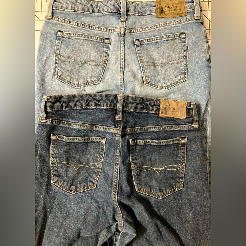 2 Pair Polo Ralph Lauren Boy’s Size 20 Hampton Straight Jeans